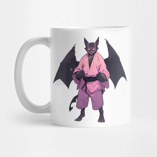 Kawaii Style Karate Master Bat Mug